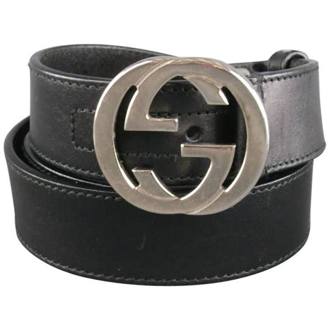 silver double g Gucci belt